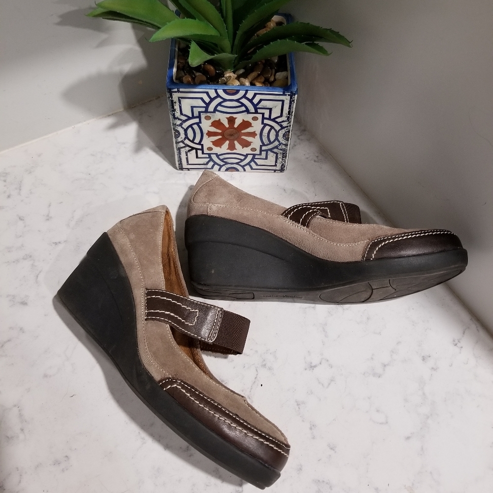 🥿NATUTALIZER LEATHER WEDGE HEEL SHOES
